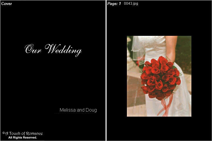 &copy;copyright 2001 Ed Medici / A Touch of Romance